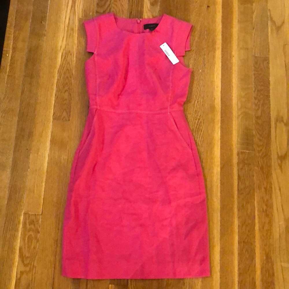 J. Crew RÉSUMÉ DRESS IN STRETCH LINEN